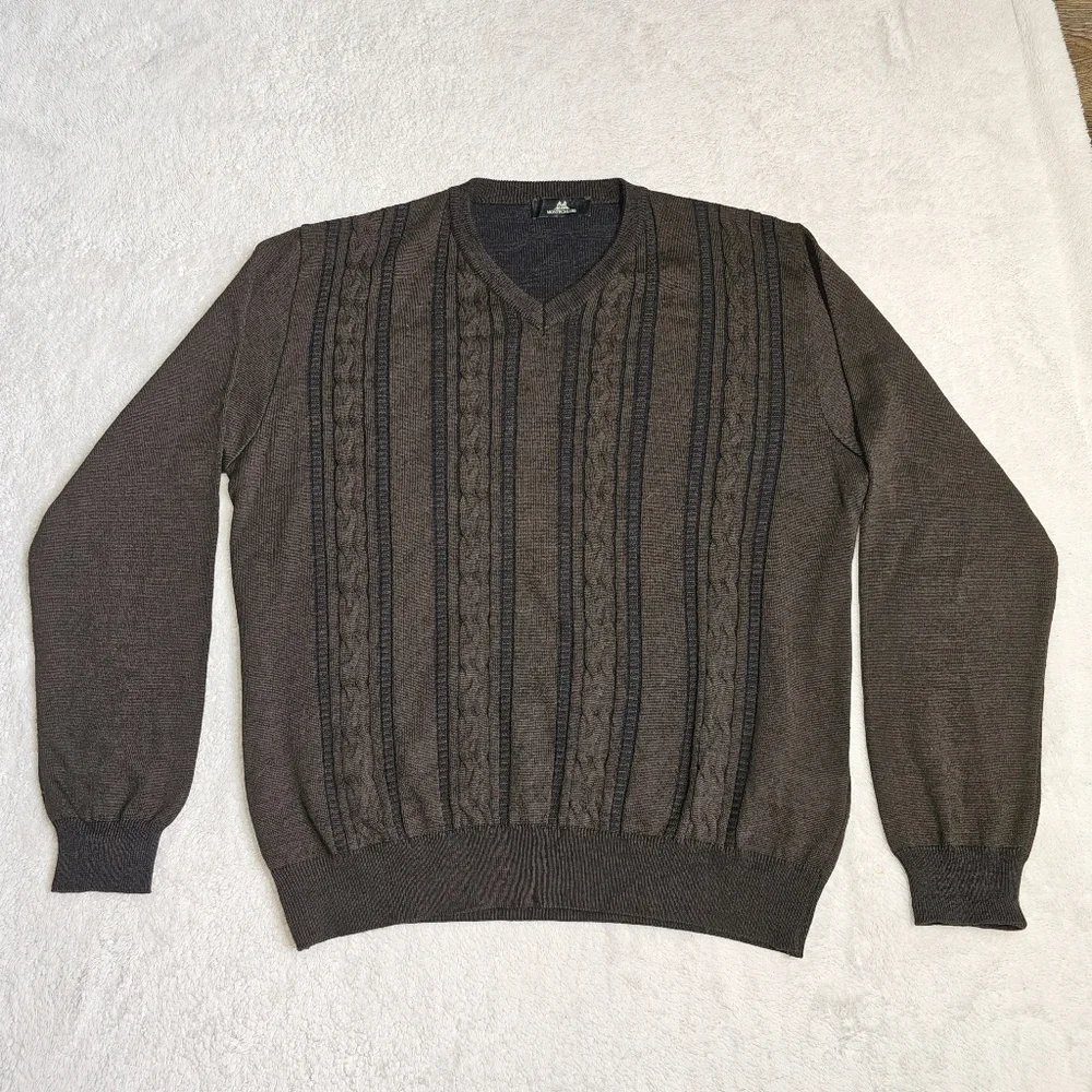 Vintage Montechiaro V Sweater Made in Italy Large